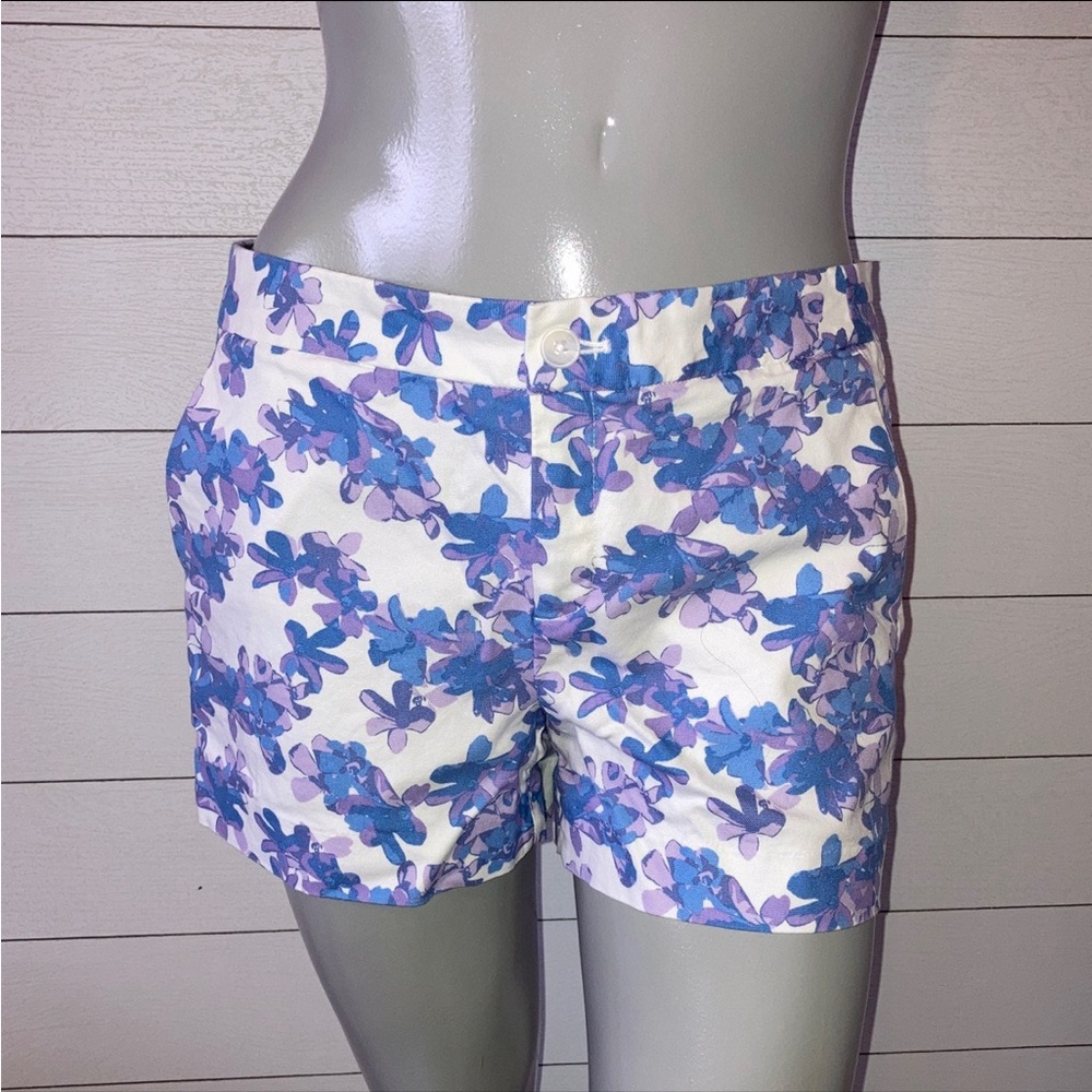Banana Republic floral shorts 8